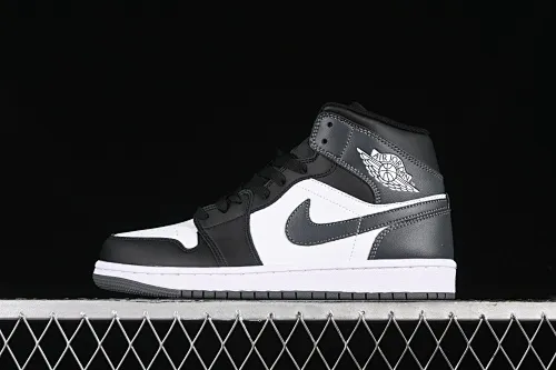 All categories Air Jordan Jordan series basketball shoes Air Jordan 1 Mid Air Jordan 1 Mid AJ1 Joe 1 white black gray Chinese culture and leisure sneakers DQ8426-001